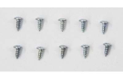 Jamara 177474 10 Pieces M 2.9 Self-Taping Screw, 6.5 mm, Multi Color