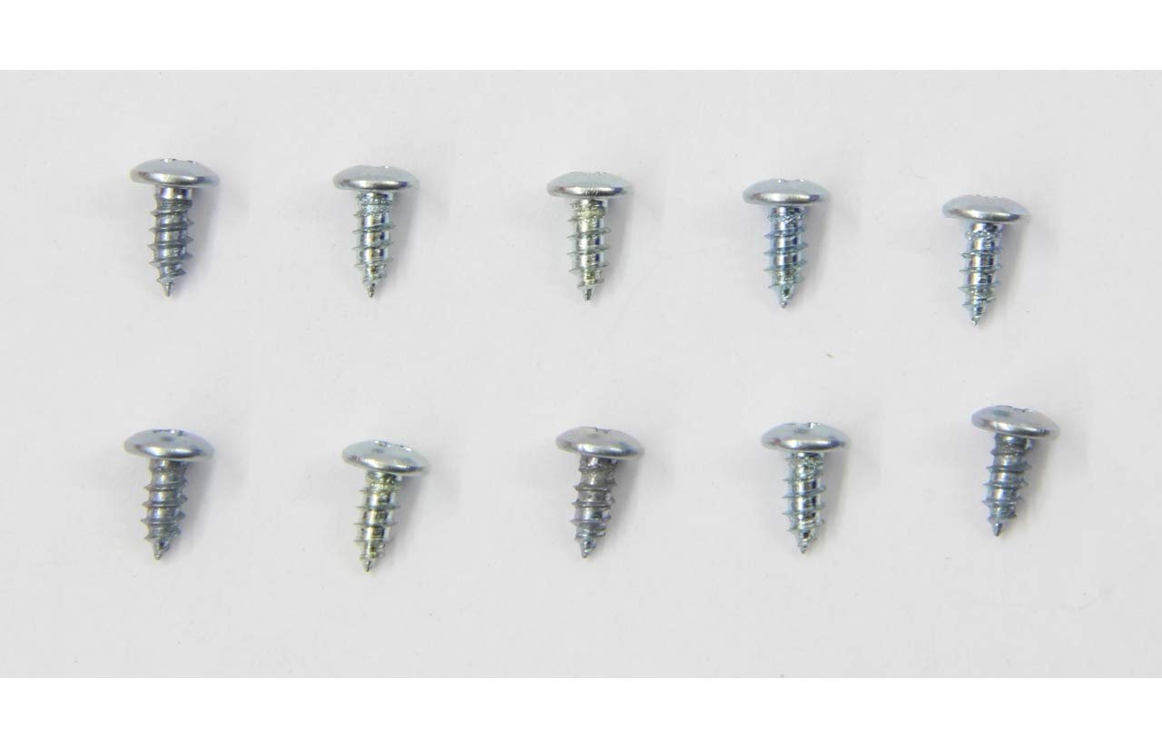 Jamara 177474 10 Pieces M 2.9 Self-Taping Screw, 6.5 mm, Multi Color