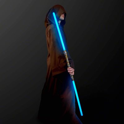 FlashingBlinkyLights Double-Sided LED Light Up Sword Saber with Blue LED & Sound Effects