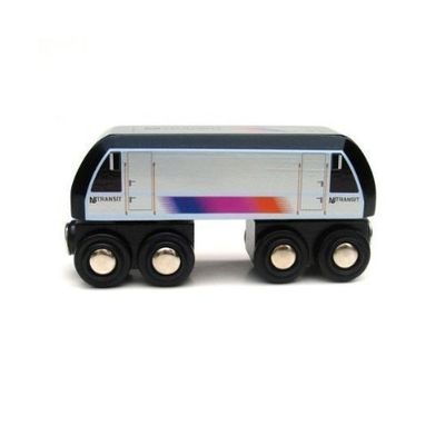 MUNI PALS Munipals New Jersey Transit Wooden Railway ALP-46 Locomotive Child Safe and Tested Wood Toy Train