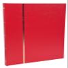 Exacompta Pilatelie Hard Bound Stamp Album, 22.5x30.5cm, 64 Black Pages - Red view 2