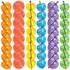 Fun Express Plastic Neon Spin Tops with Glitter - 48 Pieces view 1