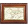 Cottage Garden Wonderful Daughter Woodgrain Rope Trim Music Box Plays Light Up My Life view 2