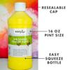 Handy Art Washable Finger Paint, Yellow, 16 oz Bottle Non Toxic Ages 3 & Up view 3
