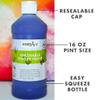 Handy Art Washable Finger Paint, Violet, 16 oz Bottle, Non Toxic Ages 3+ view 2