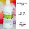 Handy Art Washable Finger Paint, White, 16 oz Bottle, Non Toxic Ages 3 & Up view 3