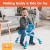 YBIKE Pewi Walking Ride On Toy - from Baby Walker to Toddler Ride On for Ages 9 Months to 3 Years Old, YPIW3, Blue view 3
