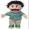 14" Kenny, Peach Boy, Hand Puppet view 1