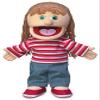 14" Emily, Peach Girl, Hand Puppet view 1