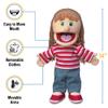 14" Emily, Peach Girl, Hand Puppet view 3