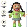 14" Jasmine, Hispanic Girl, Hand Puppet view 3
