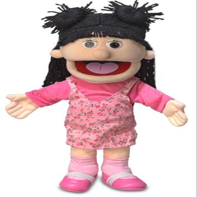14" Susie, Peach Girl, Hand Puppet