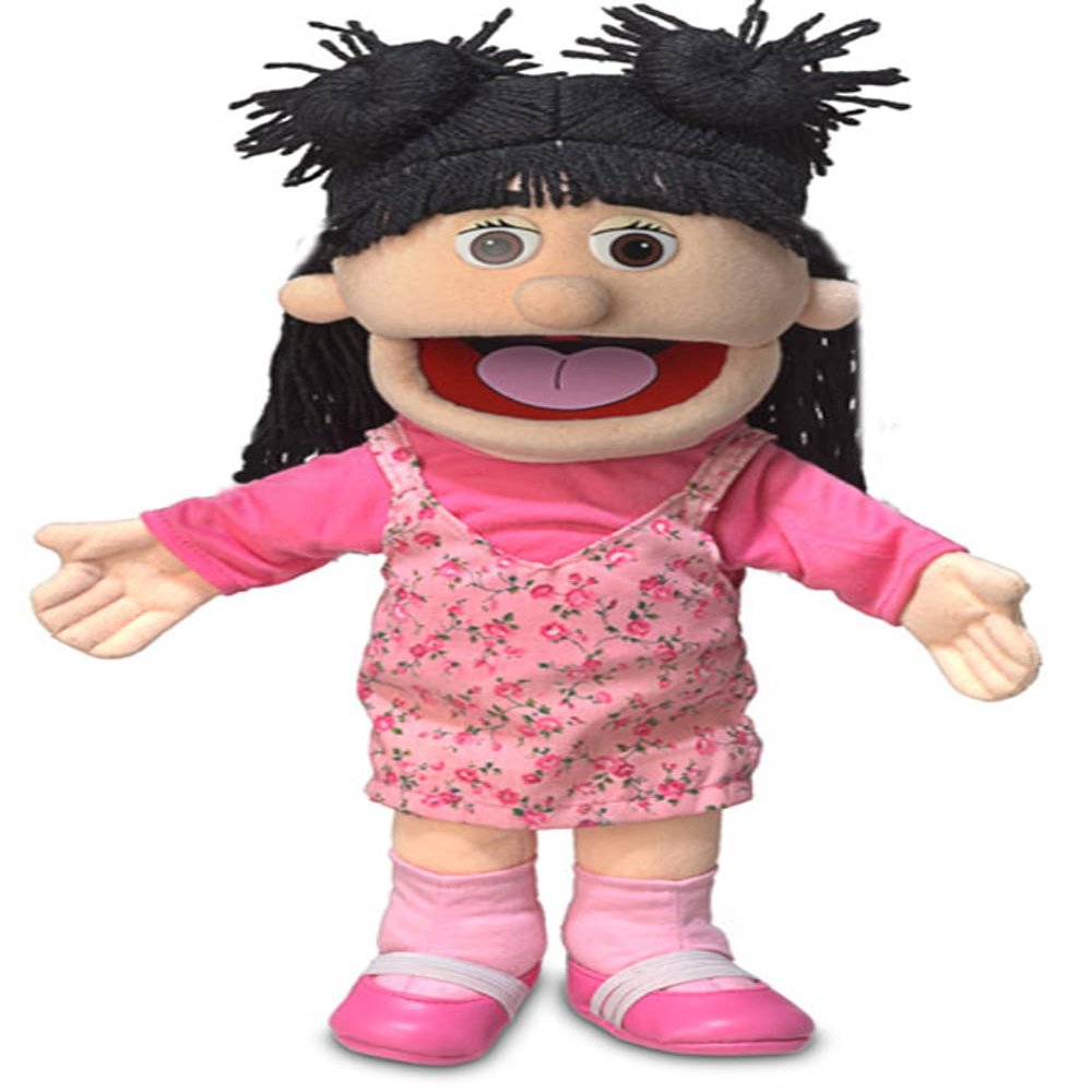 14" Susie, Peach Girl, Hand Puppet
