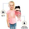 14" Susie, Peach Girl, Hand Puppet view 2