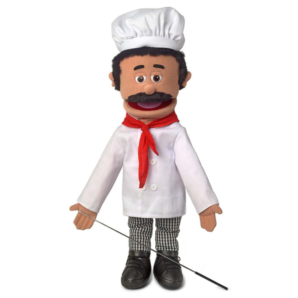 25" Chef Luigi, Full Body, Ventriloquist Style Puppet