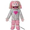 25" Kimmie, Pink Girl, Full Body, Ventriloquist Style Puppet view 1