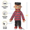 25" Jose, Hispanic Boy, Full Body, Ventriloquist Style Puppet view 3