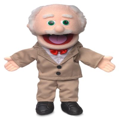 14" Pops, Peach Grandfather, Hand Puppet