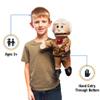 14" Pops, Peach Grandfather, Hand Puppet view 2