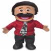 14" Carlos, Hispanic Dad/Businessman, Hand Puppet view 1