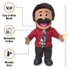 14" Carlos, Hispanic Dad/Businessman, Hand Puppet view 3