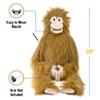 38" Silly Monkey, Wrap Around Waist, Ventriloquist Style Puppet view 3