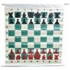 The House of Staunton 28" Slotted-Style Vinyl Demo Chess Set with Deluxe Carrying Bag view 1
