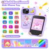 Kids Phone Toys for Girls Ages 5-7, Christmas Birthday Gifts for 5 6 7 8 Year Old Girls, HD Dual Camera Kids Smart Phone for Toddler Girl Toys Age 6-7 Years Old with SD Card and Screen Protector view 2