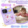 Kids Phone Toys for Girls Ages 5-7, Christmas Birthday Gifts for 5 6 7 8 Year Old Girls, HD Dual Camera Kids Smart Phone for Toddler Girl Toys Age 6-7 Years Old with SD Card and Screen Protector view 3