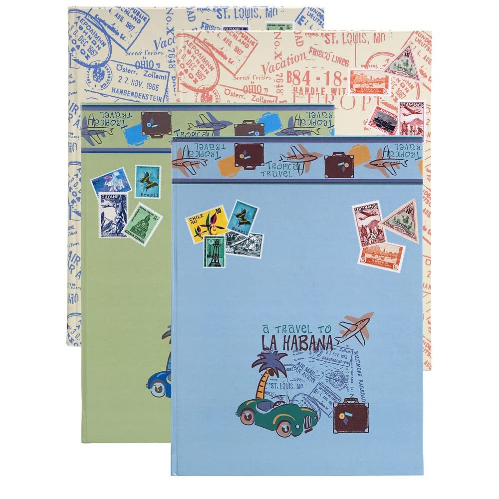 Exacompta"Hard Bound Kit Philatelie" Air Mail Stamp Album, Multi-Colour, 22.5 x 30.5 x 2.0 cm