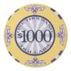 Brybelly Scroll Poker Chip Lightweight 10-gram Casino Grade Ceramic  Pack of 50 ($1000 Yellow) view 1