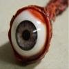 Dead Head Props Premium Life Size Ripped Out Eyeball Movie Quality Prop Halloween Prop Horror Prop - Gray view 2