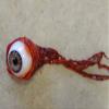 Dead Head Props Premium Life Size Ripped Out Eyeball Movie Quality Prop Halloween Prop Horror Prop - Gray view 3
