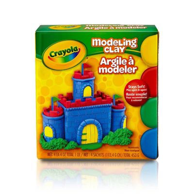 Crayola Modeling Clay 4 ounces ( Pack of 6)