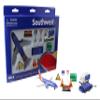 Daron Southwest Airlines Airport Playset with Die-Cast Metal Model Airplane with Plastic Parts, Cars and Transportation Toys for Kids Ages 3+ view 1