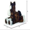 Aurora Adorable Mini Flopsie Clydes Stuffed Animal - Mini Companions Ready for Playful Adventures - for Kids All Ages, Toddlers, Adults, and Families - Brown 8 Inches view 2