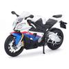 Maisto 1/12 BMW S1000Rr Motorcycle, White/Red/Blue Multi view 2