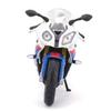 Maisto 1/12 BMW S1000Rr Motorcycle, White/Red/Blue Multi view 3