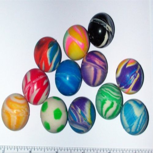 ~ 12 ~ Hi Bounce Balls ~ 27mm 1 Inch ~ New