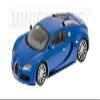 2009 Bugatti Veyron Blue 1/18 Minichamps view 1