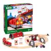 BRIO Metro Railway Set - 20-Piece FSC-Certified Wood Set & Accessories - Train Engine with Light & Sound, Kiosk, Wooden Tracks & More - Works with All BRIO Train Sets - Kids Ages 3 & Up view 1