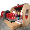BRIO Metro Railway Set - 20-Piece FSC-Certified Wood Set & Accessories - Train Engine with Light & Sound, Kiosk, Wooden Tracks & More - Works with All BRIO Train Sets - Kids Ages 3 & Up view 2