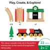BRIO Classic Figure 8 Set - 22-Piece FSC-Certified Wood Train Set & Accessories - Includes Train, Depot, Trees, Tracks, & More - Compatible with All Wooden Rail Sets - Fun Play for Kids Ages 2 & Up view 3