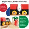 BRIO Classic Figure 8 Set - 22-Piece FSC-Certified Wood Train Set & Accessories - Includes Train, Depot, Trees, Tracks, & More - Compatible with All Wooden Rail Sets - Fun Play for Kids Ages 2 & Up view 4