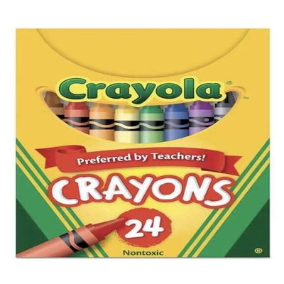 20 Pack CRAYOLA LLC FORMERLY BINNEY & SMITH CRAYOLA REGULAR SIZE CRAYON 24PK