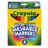 15 Pack CRAYOLA LLC FORMERLY BINNEY & SMITH WEDGE TIP WASHABLE MARKERS view 1
