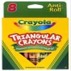 20 Pack CRAYOLA LLC FORMERLY BINNEY & SMITH CRAYOLA TRIANGULAR CRAYONS 8 COUNT view 1