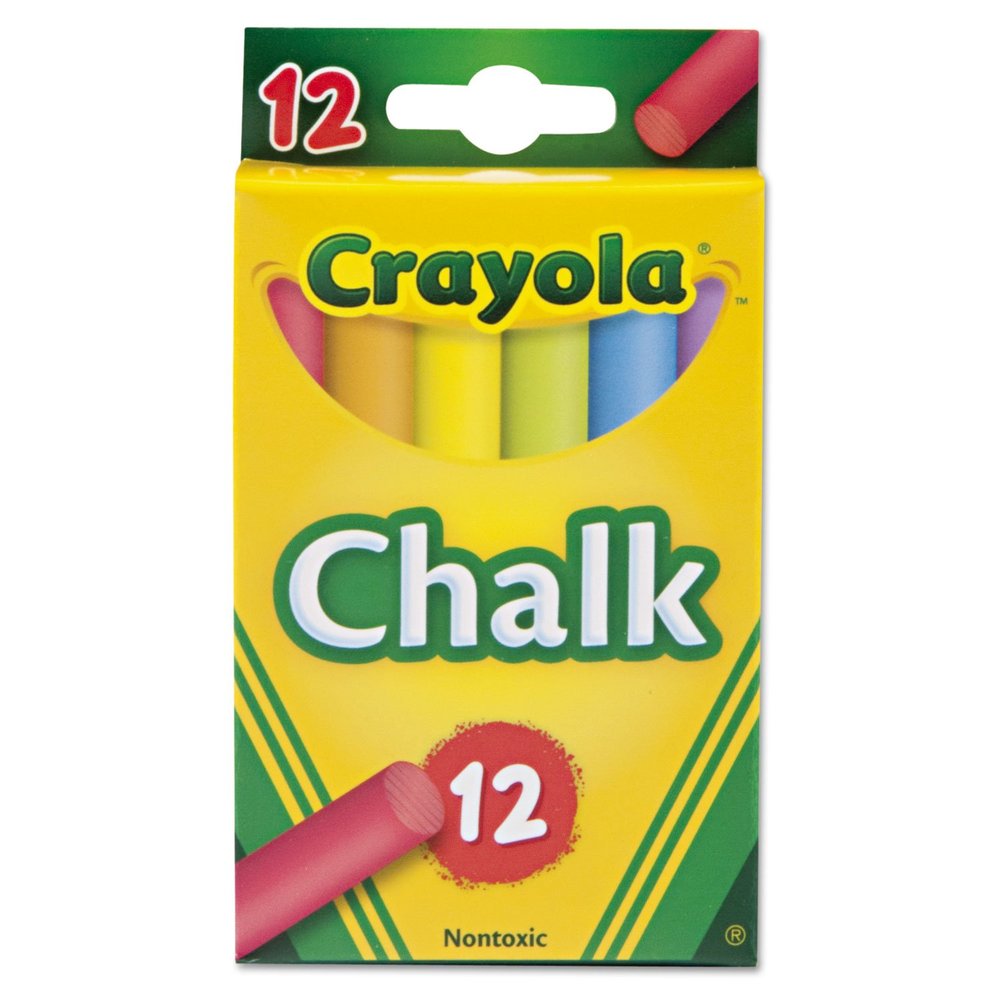 Chalk Colored 12 Sticks
