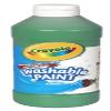16 Pack CRAYOLA LLC FORMERLY BINNEY & SMITH CRAYOLA WASHABLE PAINT 16 OZ GREEN view 1