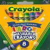 17 Pack CRAYOLA WASHABLE CRAYONS LARGE 8CT view 3